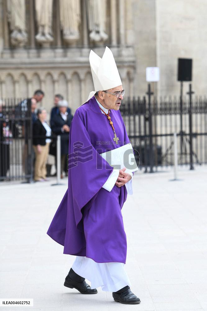 Funeral Of Cardinal Andre Vingt-Trois At Notre-Dame De Paris