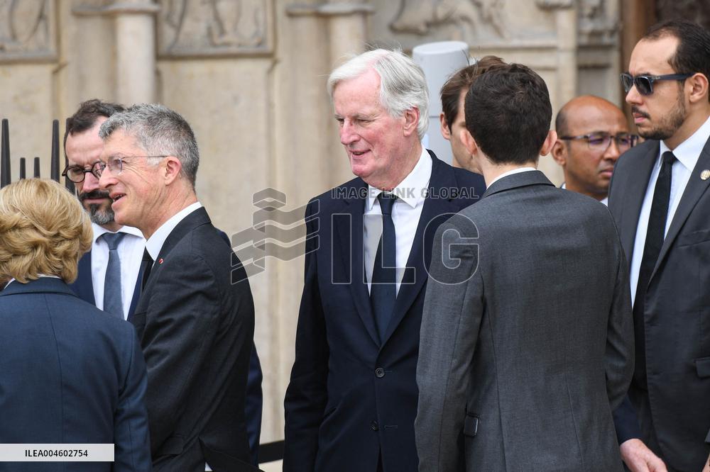 Funeral Of Cardinal Andre Vingt-Trois At Notre-Dame De Paris