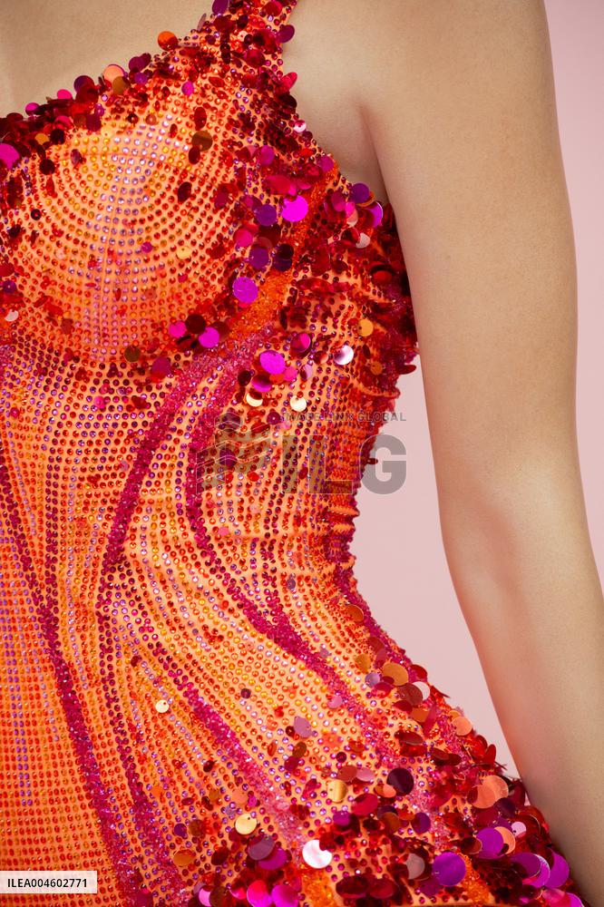 Wax figure of Taylor Swift at Madame Tussauds in London - UK