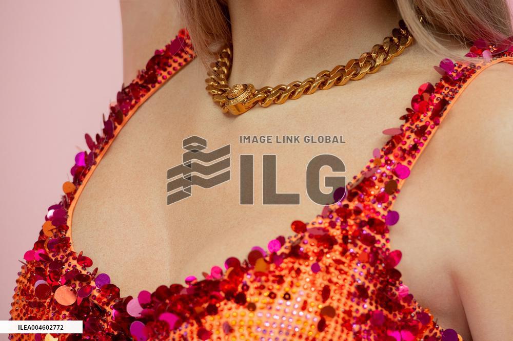 Wax figure of Taylor Swift at Madame Tussauds in London - UK