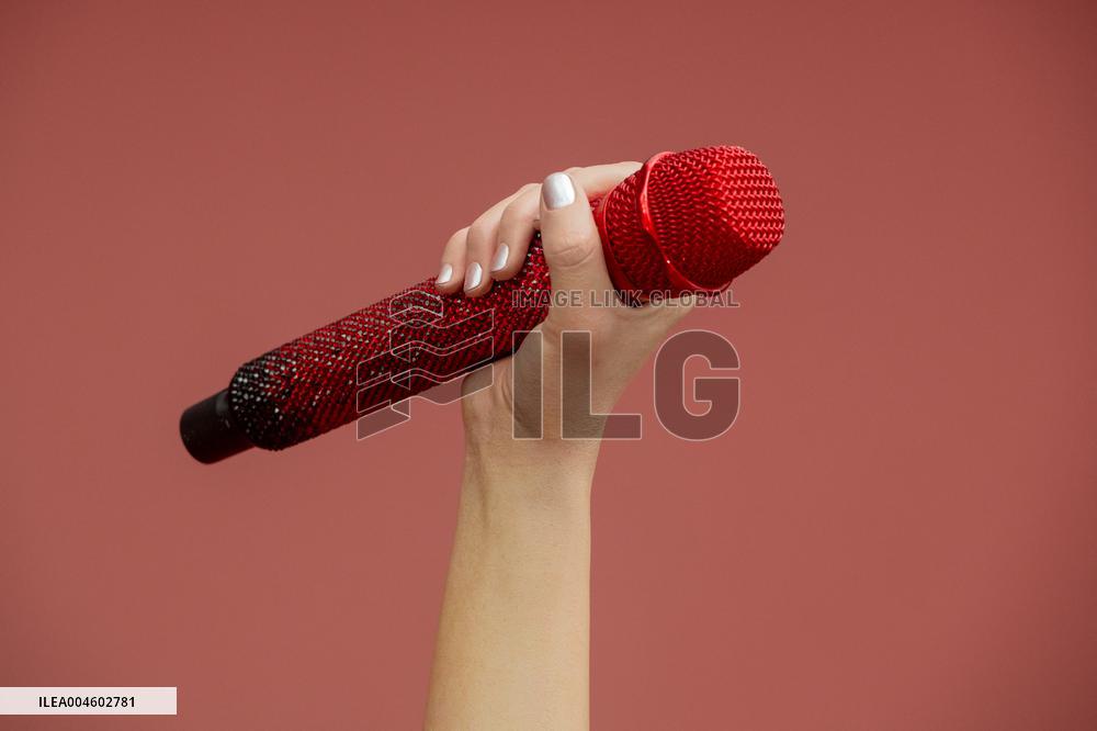 Wax figure of Taylor Swift at Madame Tussauds in Blackpool - UK