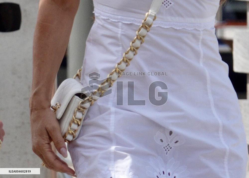 Lauren Sanchez on Shopping Outing in Saint-Tropez - France