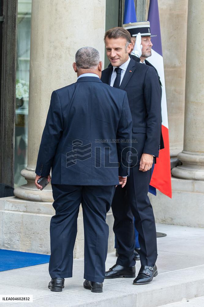 Jotham Napat Received At Elysee - Paris NB