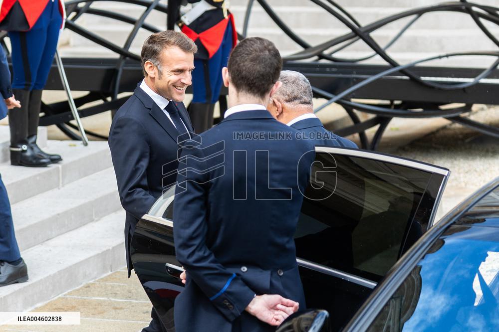 Jotham Napat Received At Elysee - Paris NB