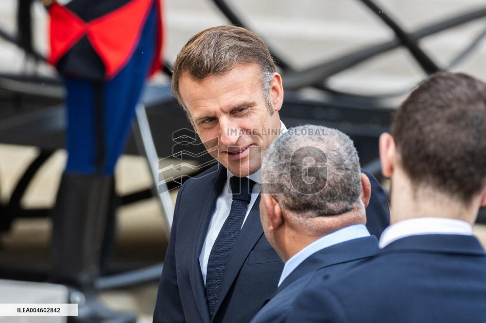 Jotham Napat Received At Elysee - Paris NB