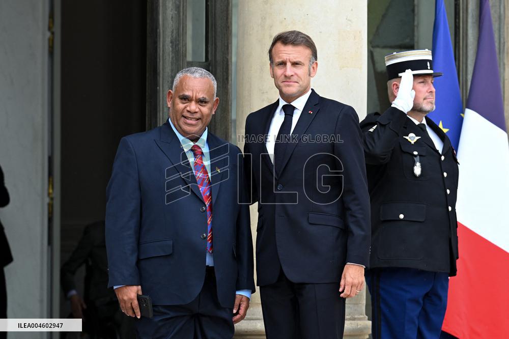 Jotham Napat Received At Elysee - Paris