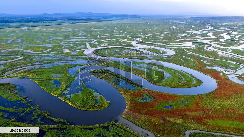Naolihe River Wetland in Shuangyashan