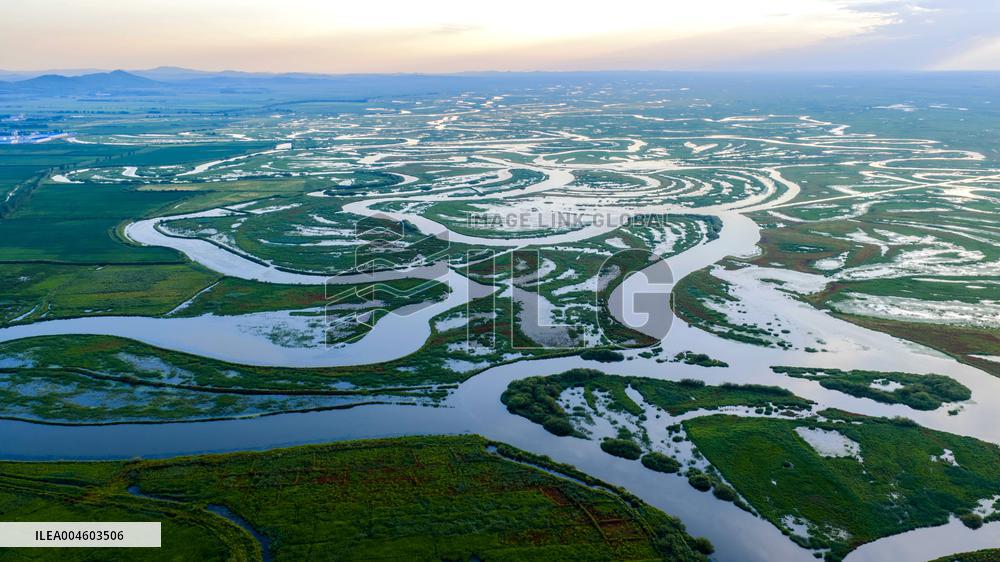 Naolihe River Wetland in Shuangyashan