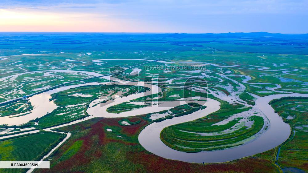 Naolihe River Wetland in Shuangyashan