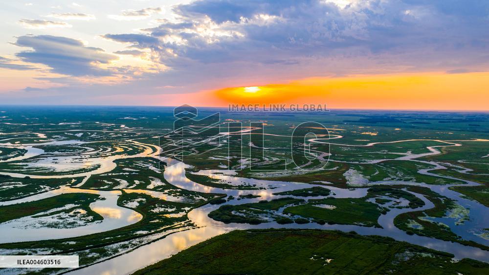 Naolihe River Wetland in Shuangyashan
