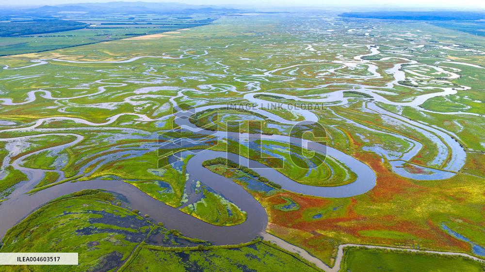 Naolihe River Wetland in Shuangyashan