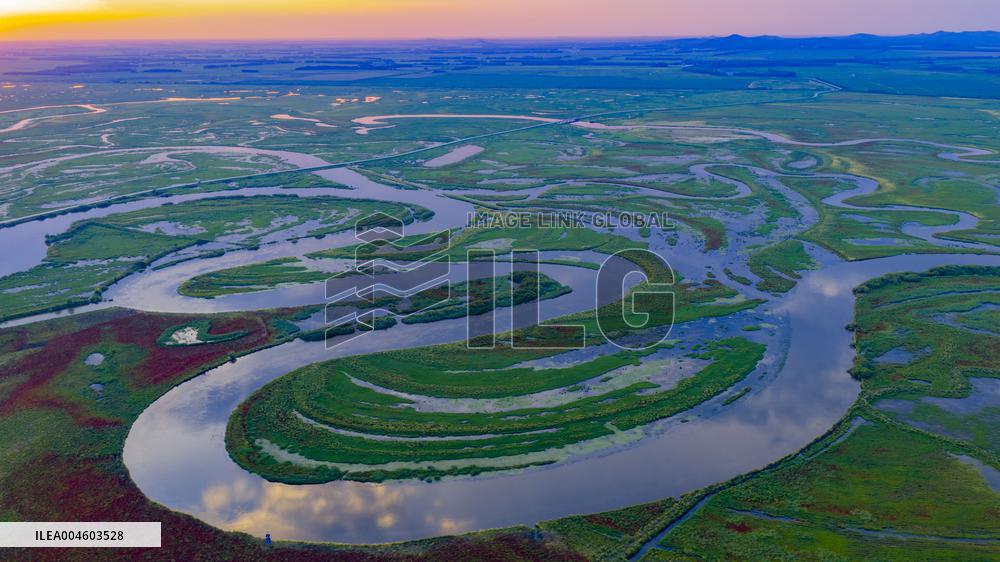 Naolihe River Wetland in Shuangyashan