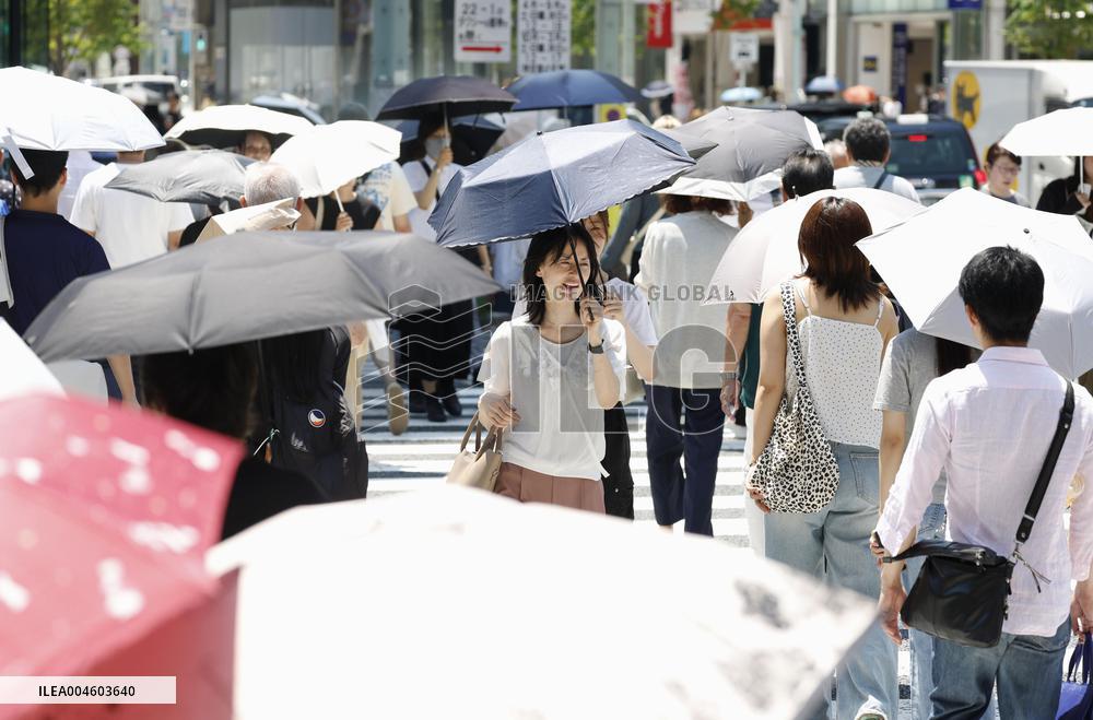 Summer heat in Japan