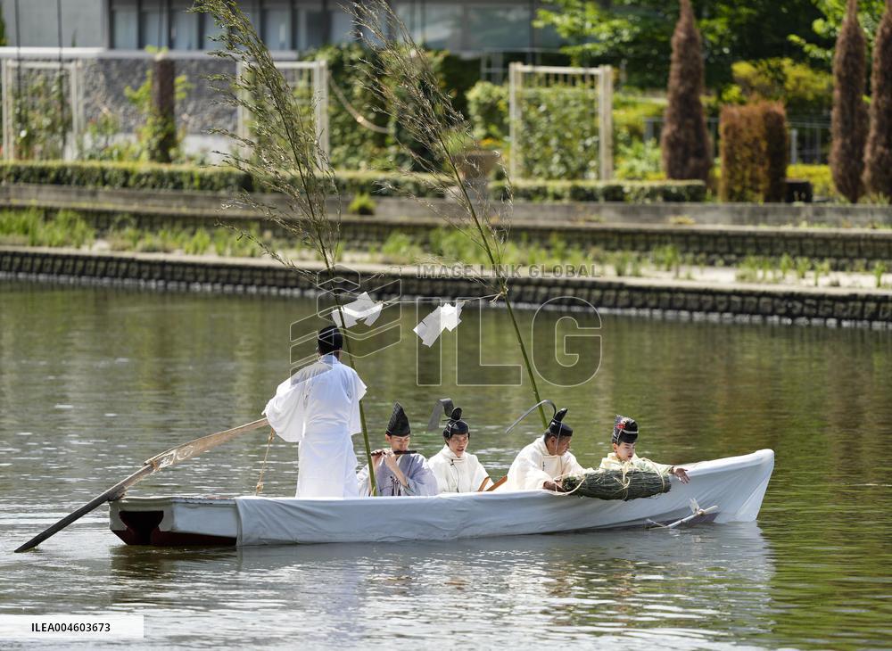 Tenjin festival in Osaka