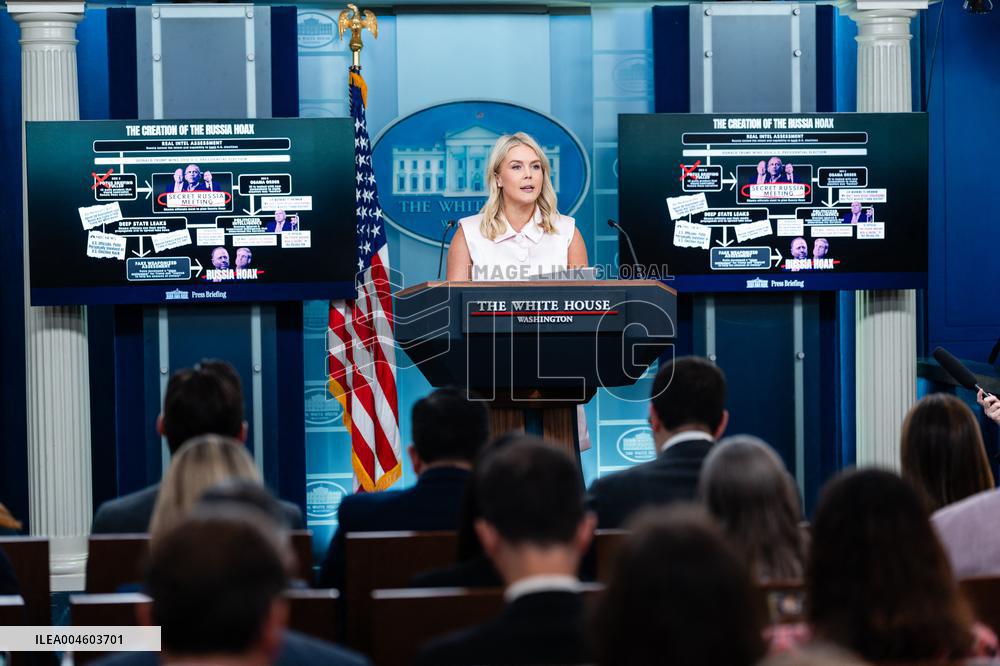 Karoline Leavitt Addresses Press - DC