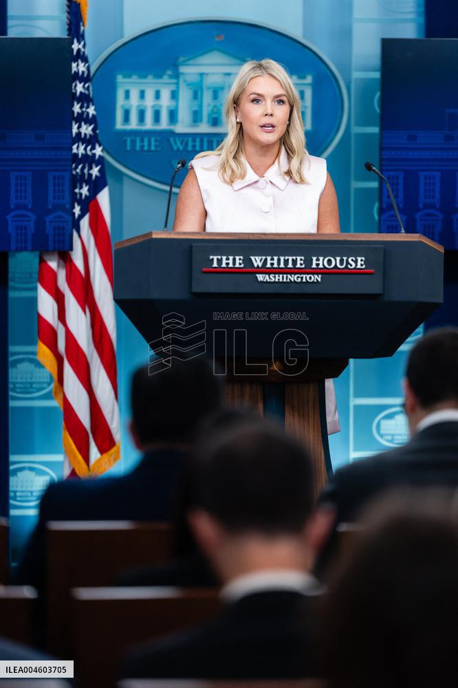 Karoline Leavitt Addresses Press - DC