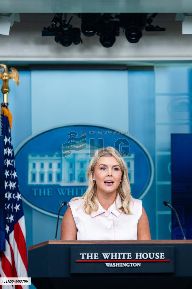 Karoline Leavitt Addresses Press - DC