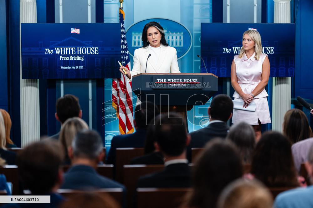 Karoline Leavitt Addresses Press - DC