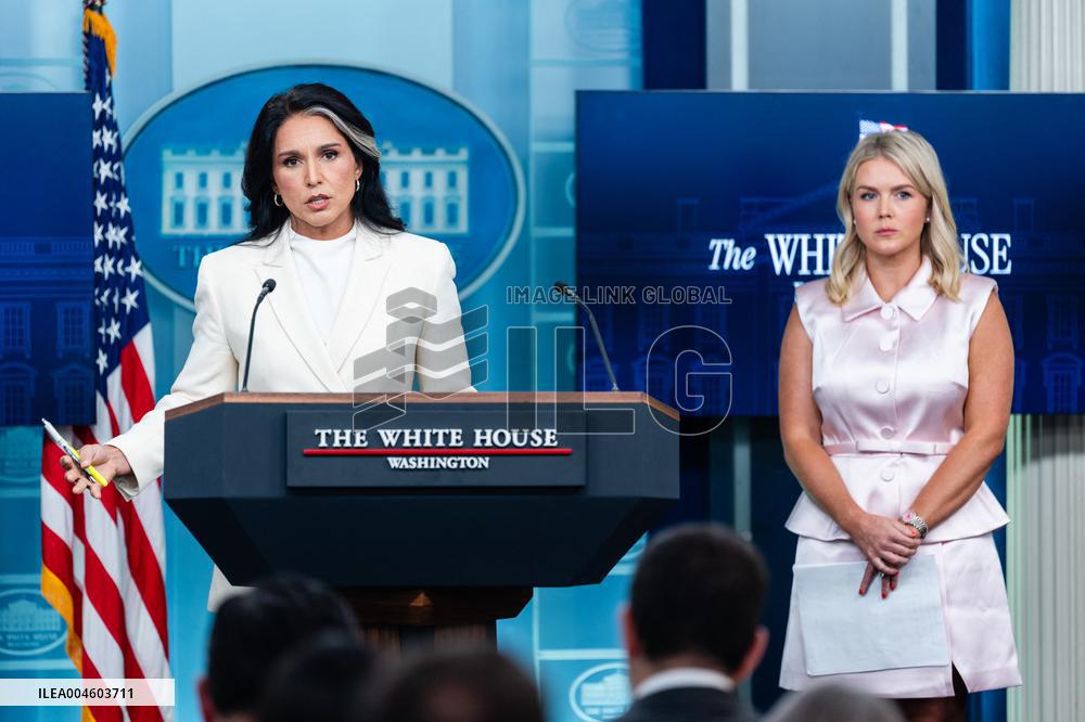 Karoline Leavitt Addresses Press - DC