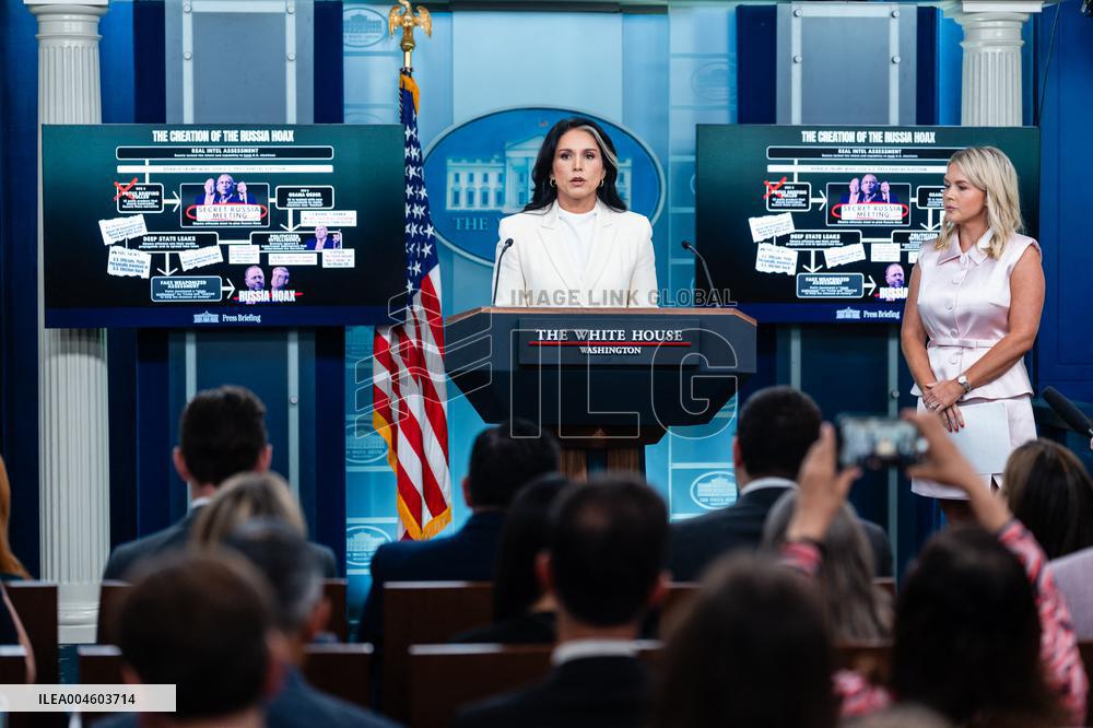 Karoline Leavitt Addresses Press - DC