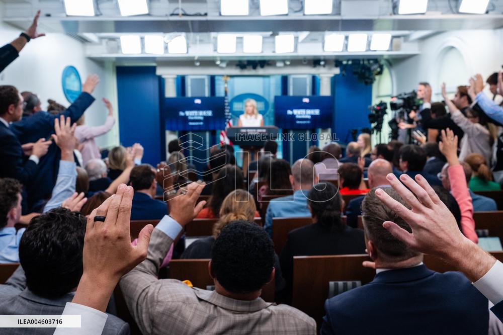 Karoline Leavitt Addresses Press - DC