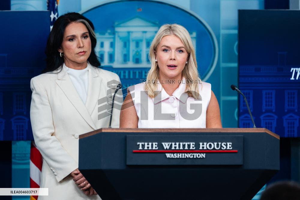 Karoline Leavitt Addresses Press - DC