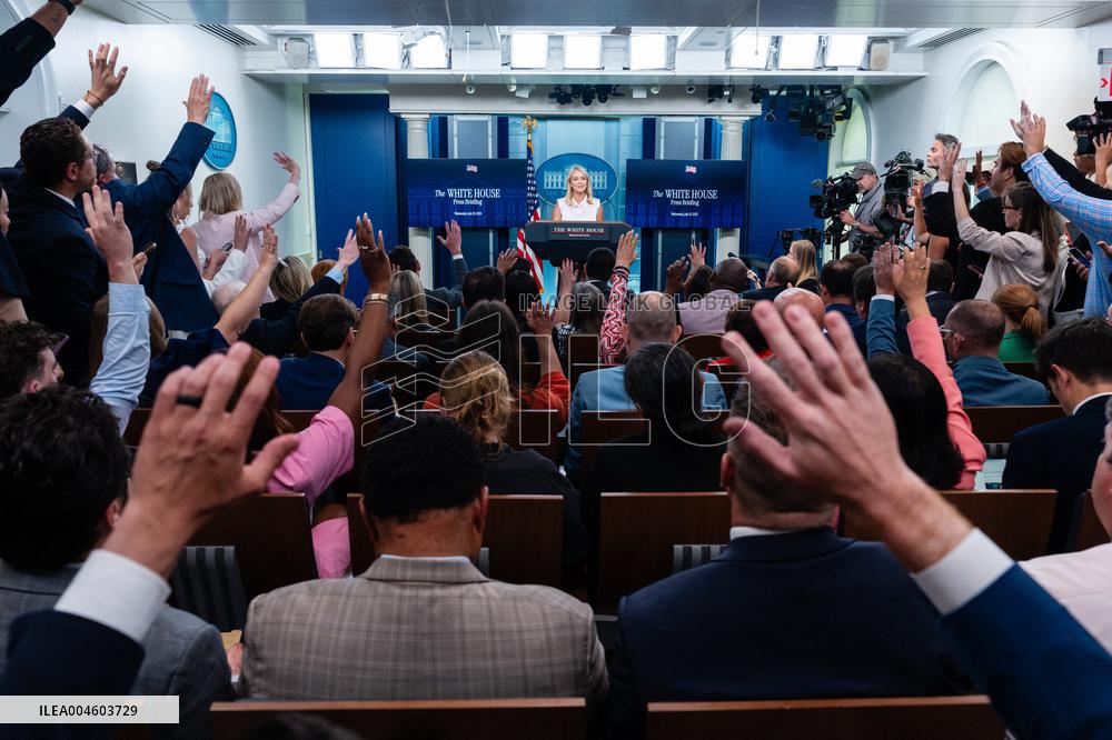 Karoline Leavitt Addresses Press - DC