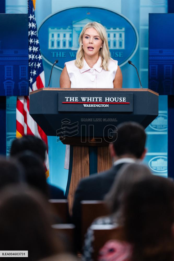 Karoline Leavitt Addresses Press - DC