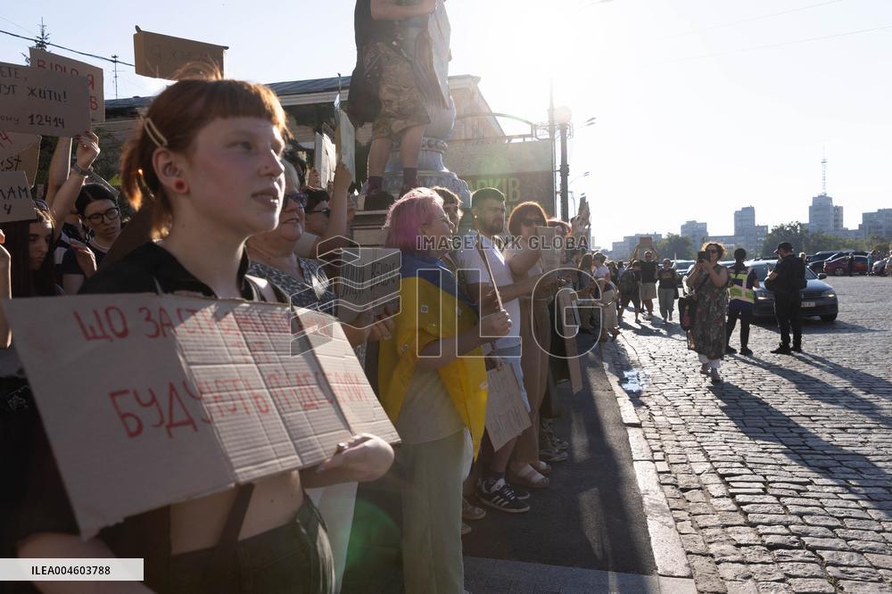 Kharkiv Protest Against Government’s Adoption of Bill 12414