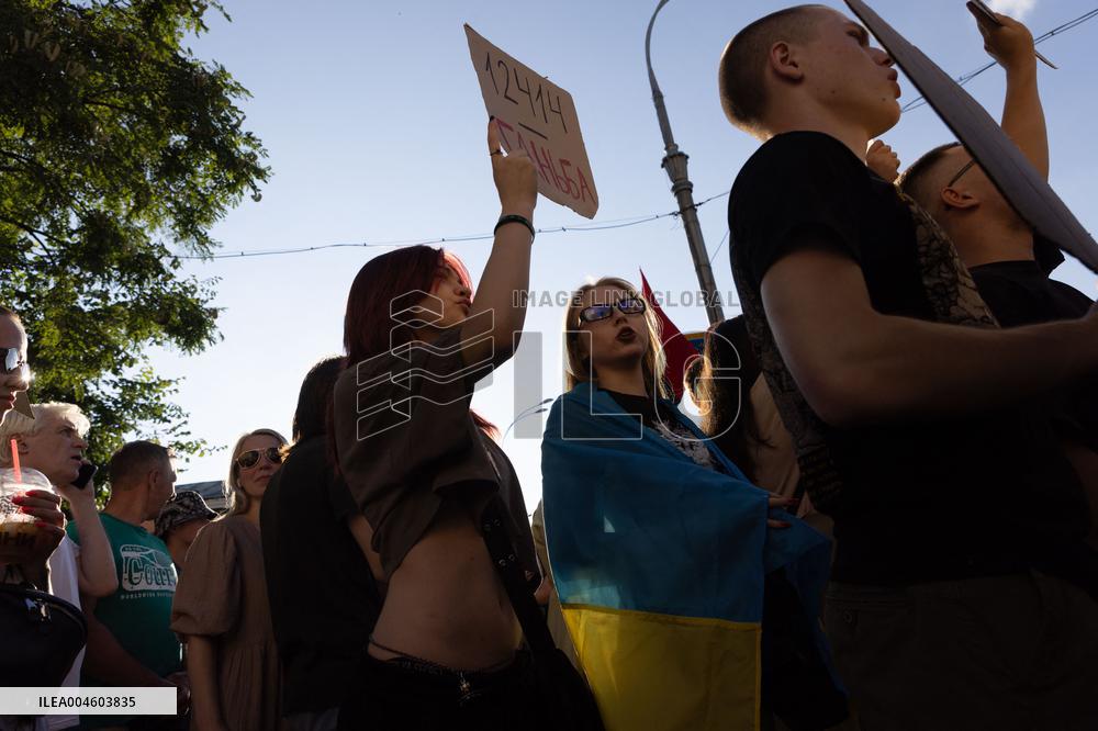 Kharkiv Protest Against Government’s Adoption of Bill 12414