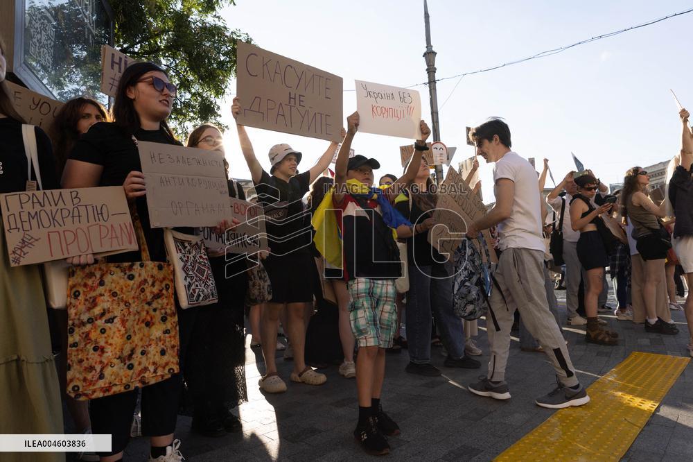 Kharkiv Protest Against Government’s Adoption of Bill 12414