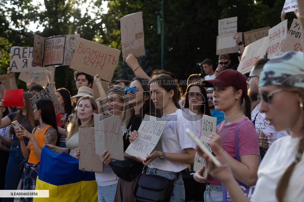 Kharkiv Protest Against Government’s Adoption of Bill 12414