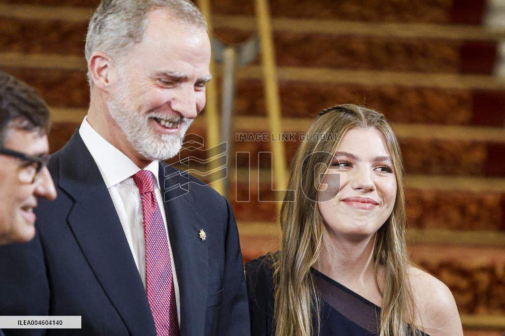 Royals At Princess Of Girona Foundation Awards 2025 - Barcelona