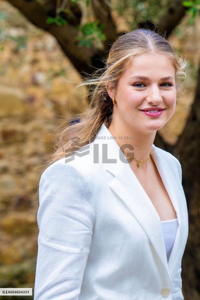 Princess Leonor And Infanta Sofia Working Visit - Sant Marti Vell