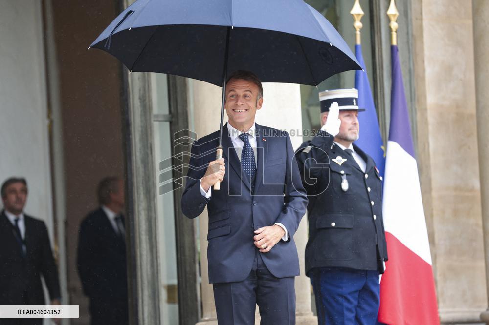 Nawaf Salam Received At Elysee Palace - Paris