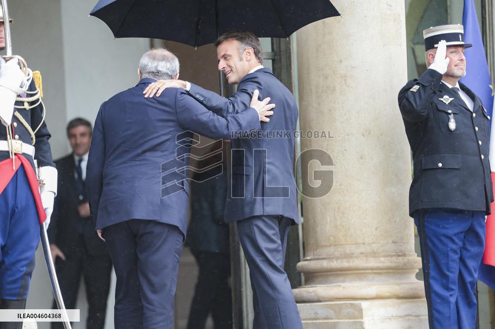 Nawaf Salam Received At Elysee Palace - Paris