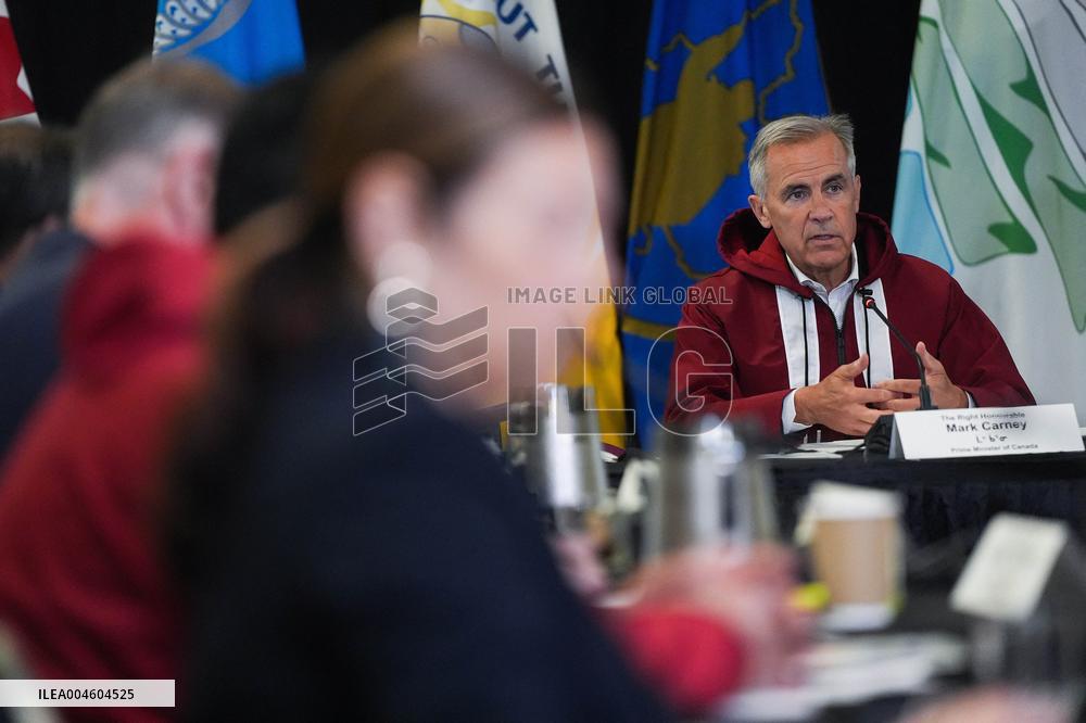 PM Mark Carney Addresses Media Ahead of Inuit-Crown Meeting