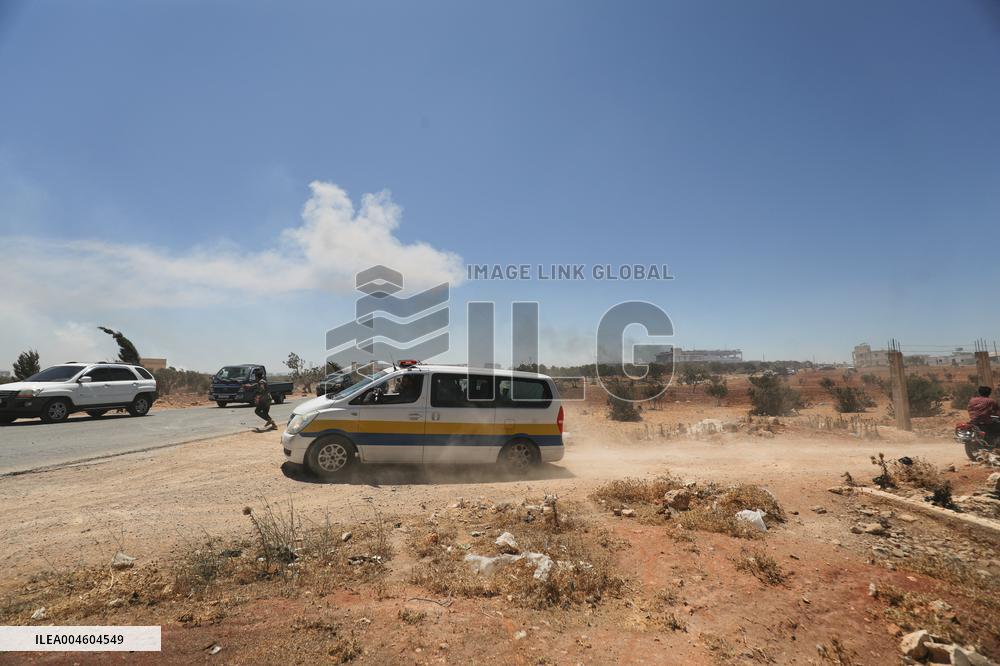 Deadly Explosion at Ammunition Depot in Idlib - Syria