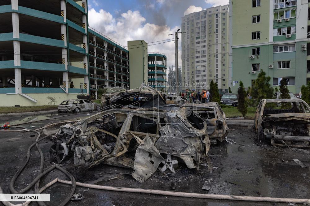 Russian Airstrikes Hit Kharkiv 37 Victims Reported - Ukraine