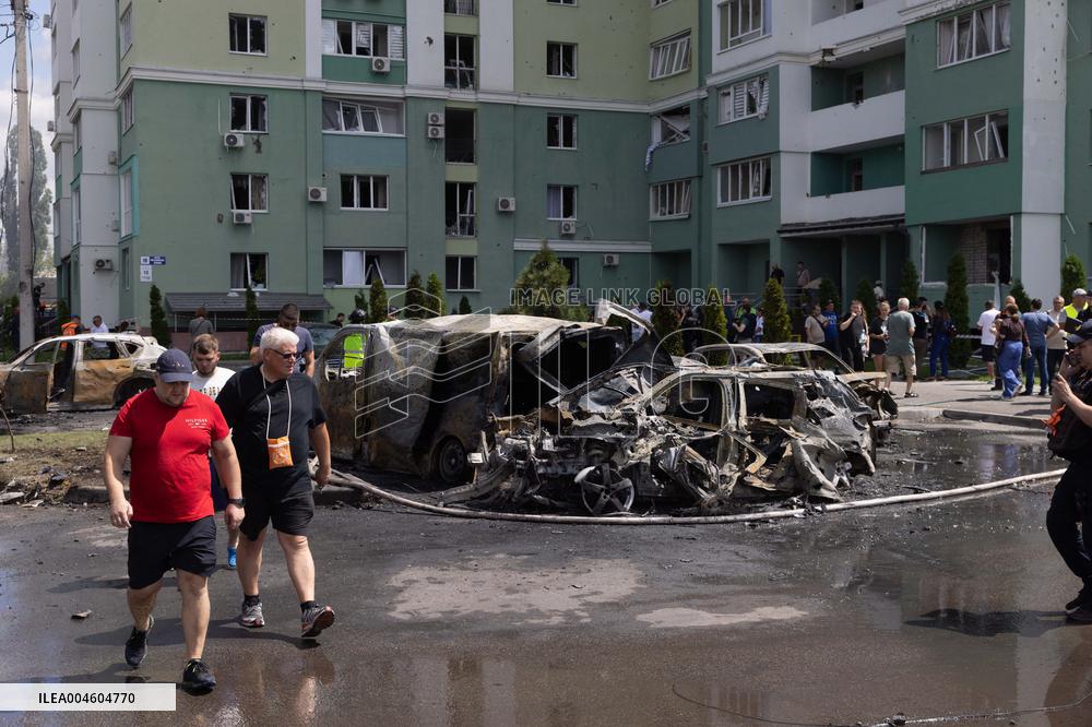 Russian Airstrikes Hit Kharkiv 37 Victims Reported - Ukraine