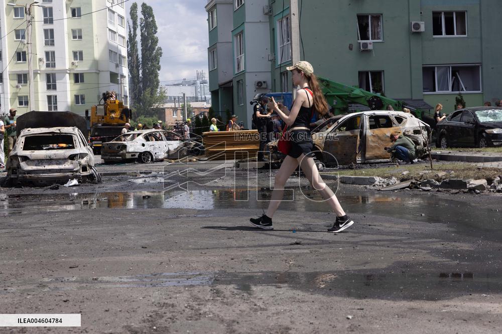 Russian Airstrikes Hit Kharkiv 37 Victims Reported - Ukraine