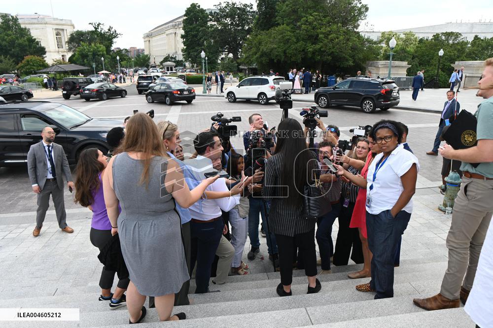 Anna Paulina Luna Speaks to Press Before August Recess on Capitol Hill - DC