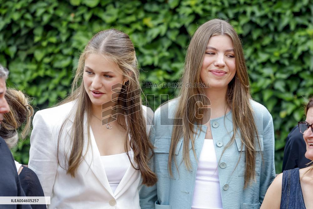 Spansih Royals visit San Marti del Vall