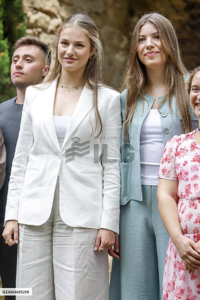 Spansih Royals visit San Marti del Vall