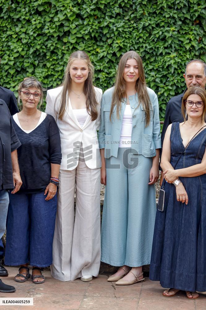 Spansih Royals visit San Marti del Vall