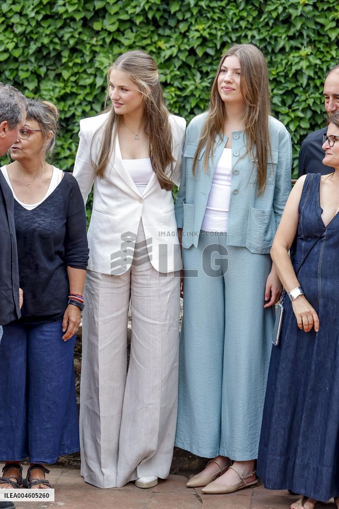 Spansih Royals visit San Marti del Vall