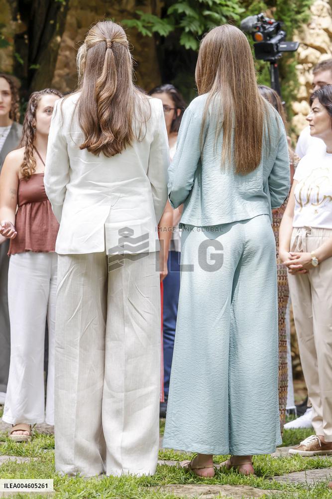 Spansih Royals visit San Marti del Vall