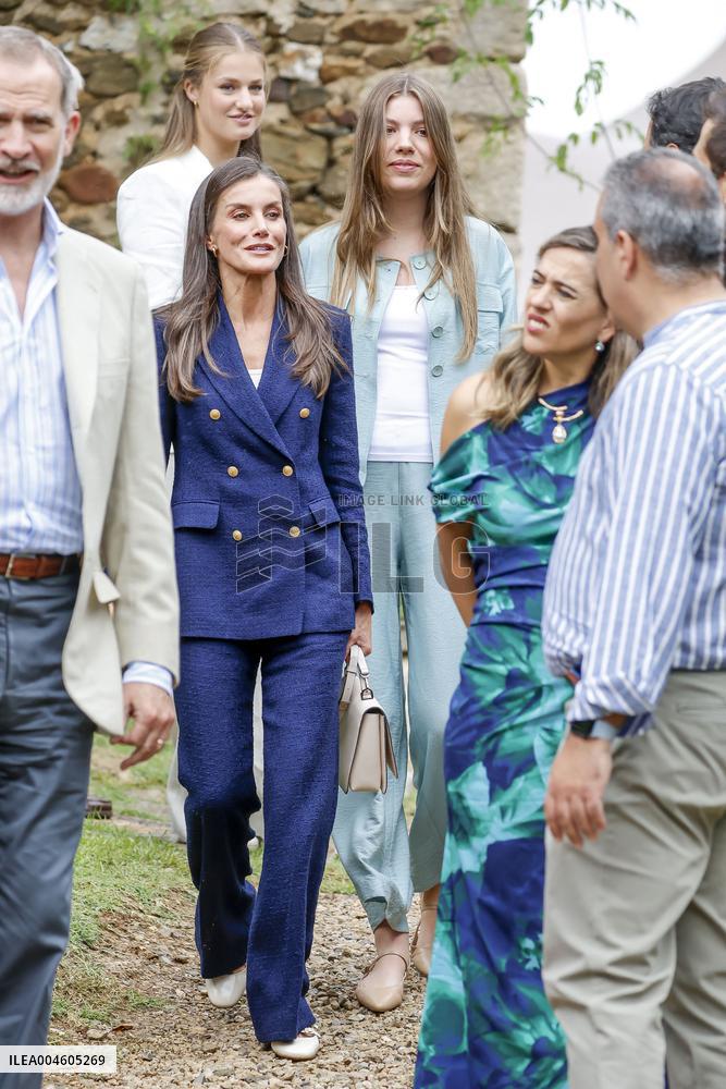 Spansih Royals visit San Marti del Vall
