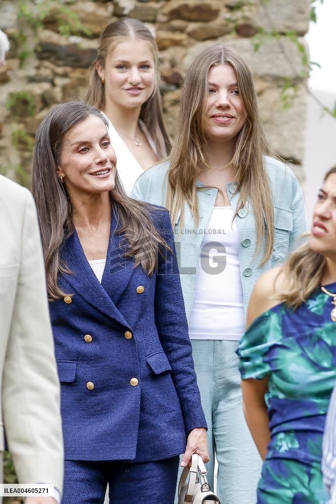 Spansih Royals visit San Marti del Vall