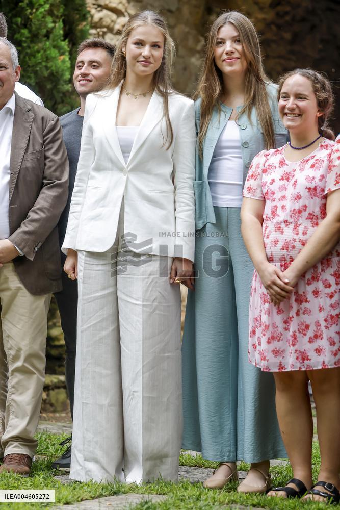 Spansih Royals visit San Marti del Vall